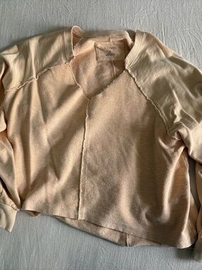 Pilcro Peach Knit Pullover